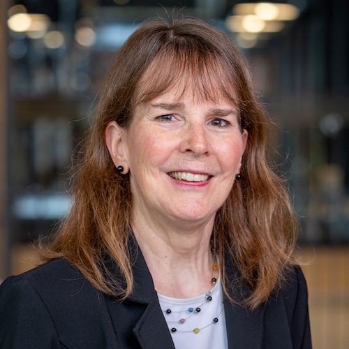 Lisa Keller Headshot photo in STEM building 2026