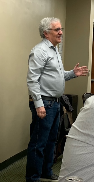 Gabor commenting on Samara at luncheon