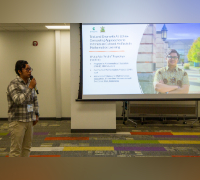 Andre presenting at CREATE for STEM conference Andre presenting at CREATE for STEM conference