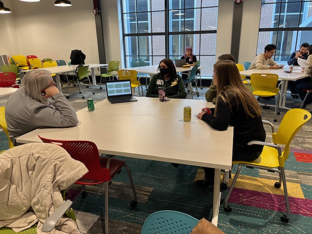 Ashley Fabry presenting