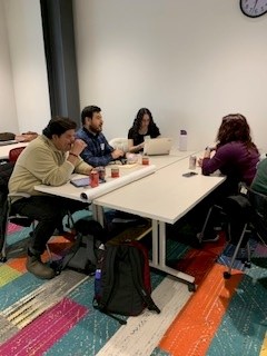 Sara Elakesh presenting her research