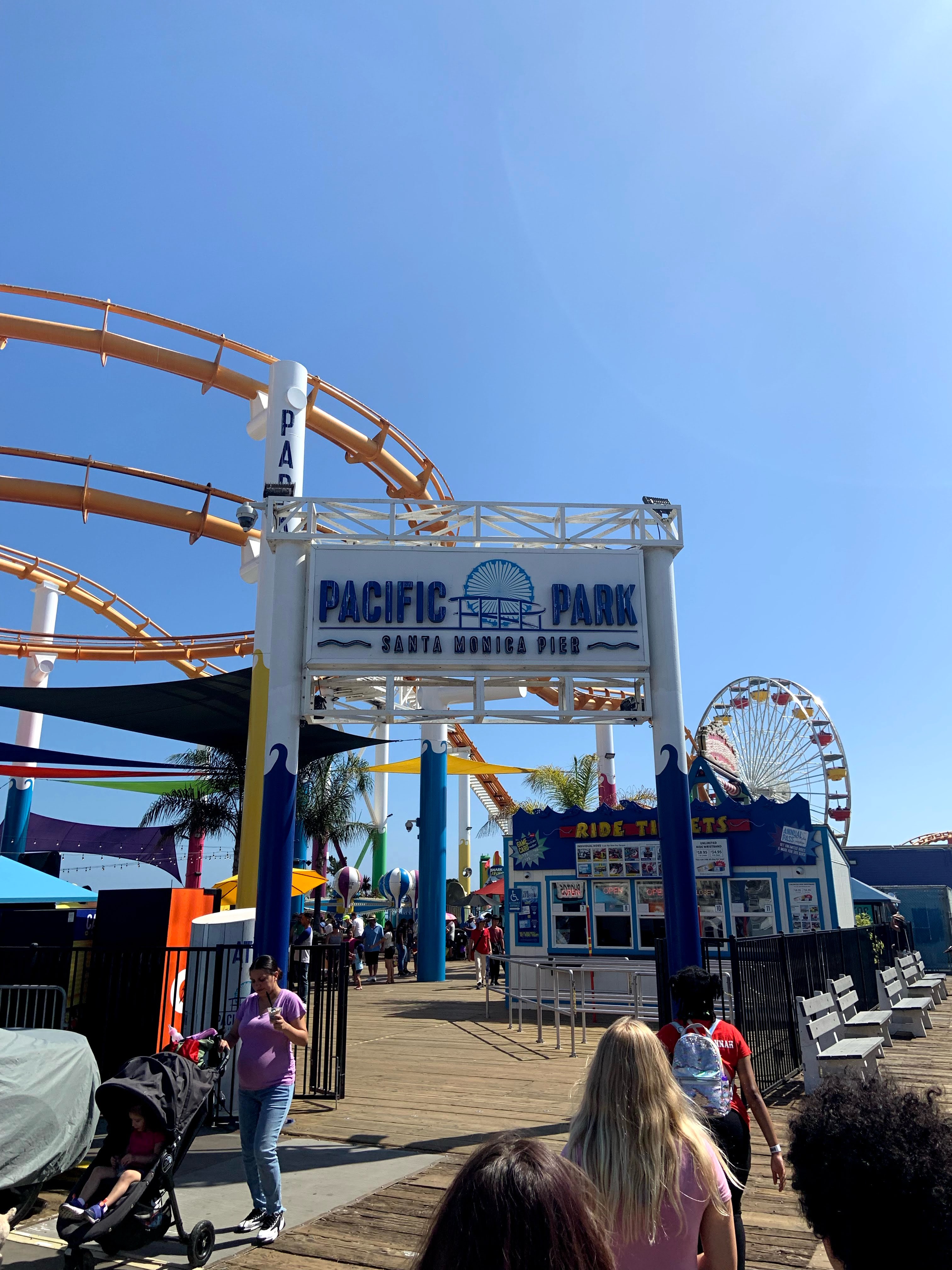 Angel at Santa Monica Pier