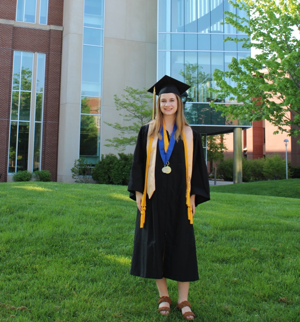 Maria undergrad graduation photo