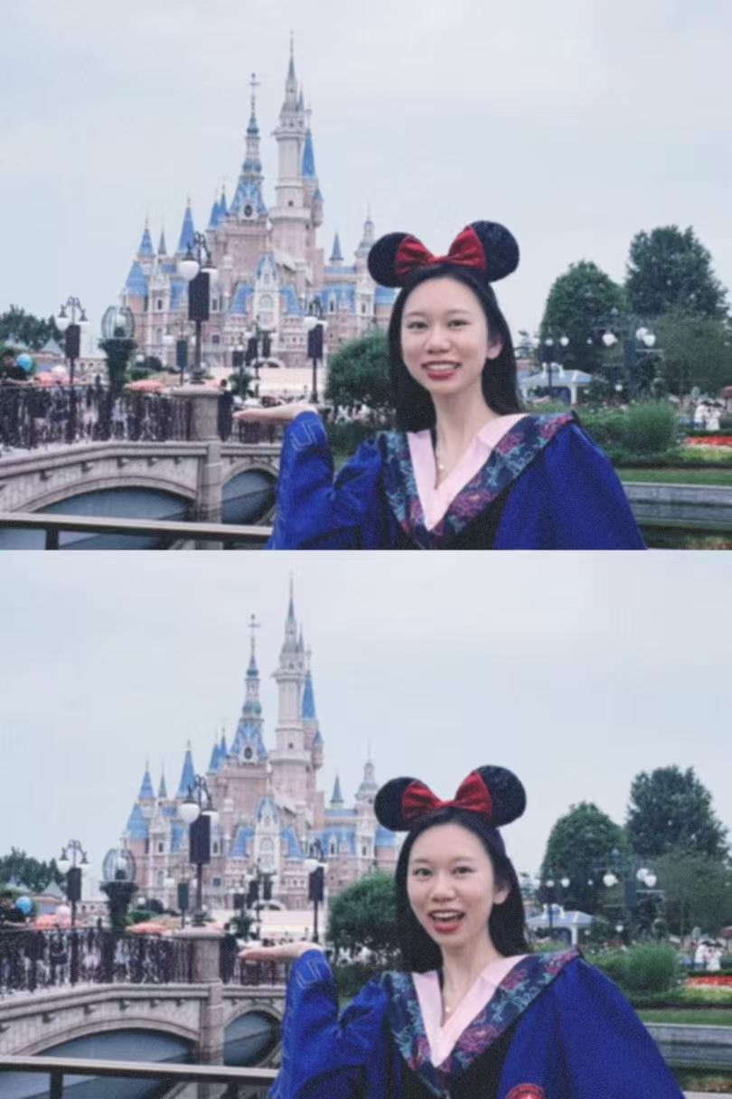 Photo of Elina at Shanghai Disneyland