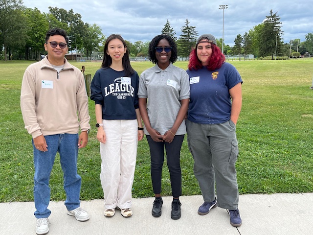 Photo of the 4 incoming PRIME students FS25